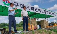 백경현 구리시장, 폭염 속 왕숙천 방재 현장 점검